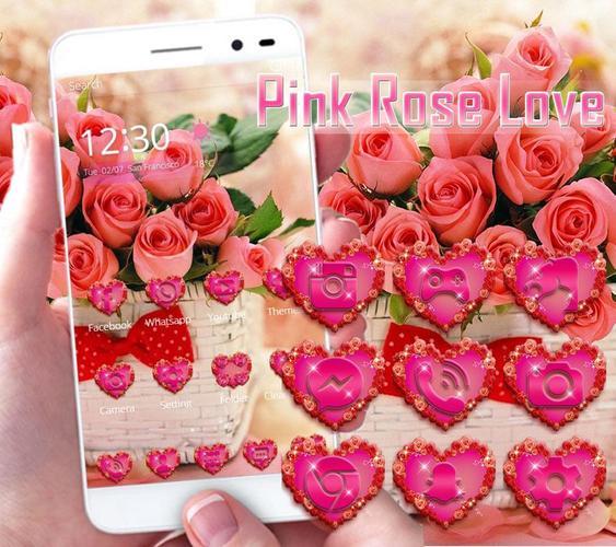 Pink Rose Valentine Theme
