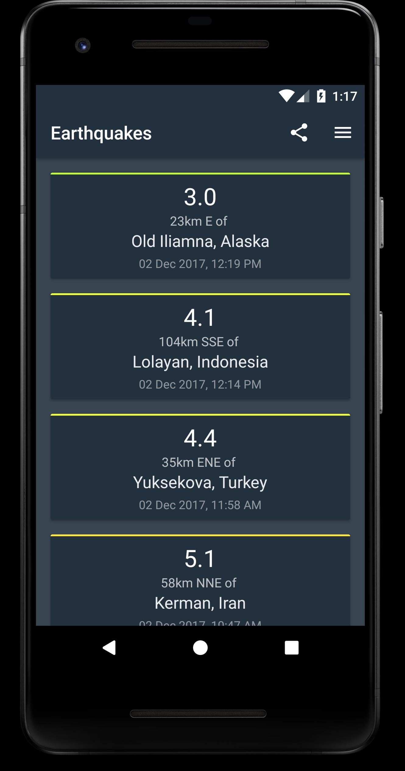 Live Earthquake