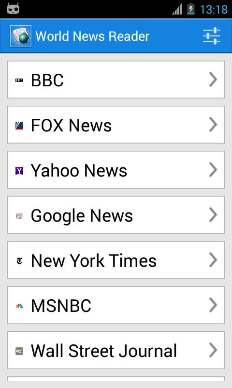 World News Reader