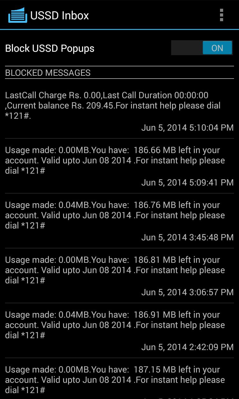 USSD Inbox