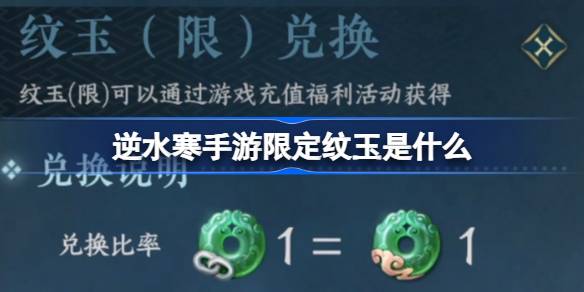 Was ist das begrenzte Muster Jade im mobilen Spiel von Nishuihan