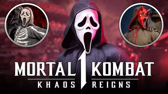 "Mortal Kombat 1"Movie "Ghost Face"는 11 월 19 일에 출시 될 예정이며, 두 번째 추가 캐릭터 패키지는 6 자로 포함됩니다.