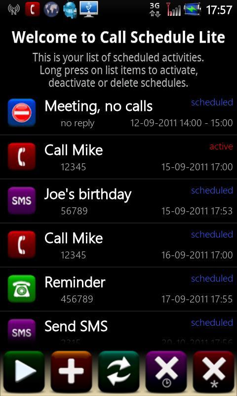 Call Schedule Lite