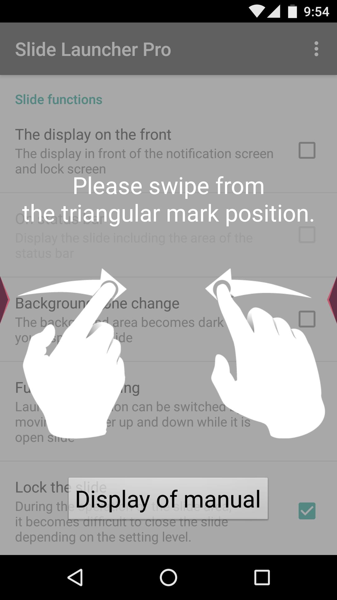 Slide Launcher