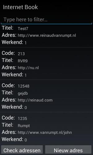 Internet Adresboek