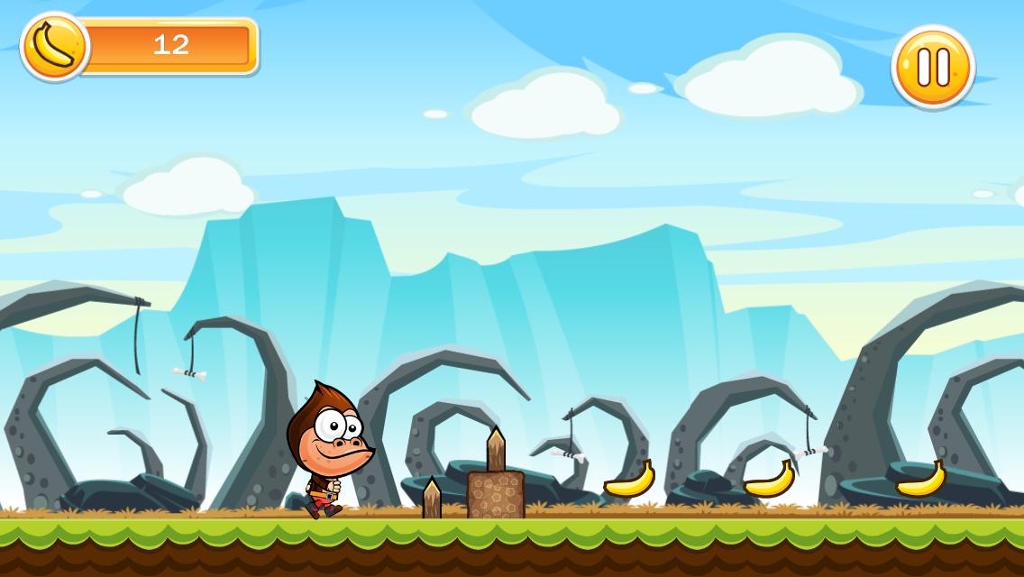 super gorilla banana kong run