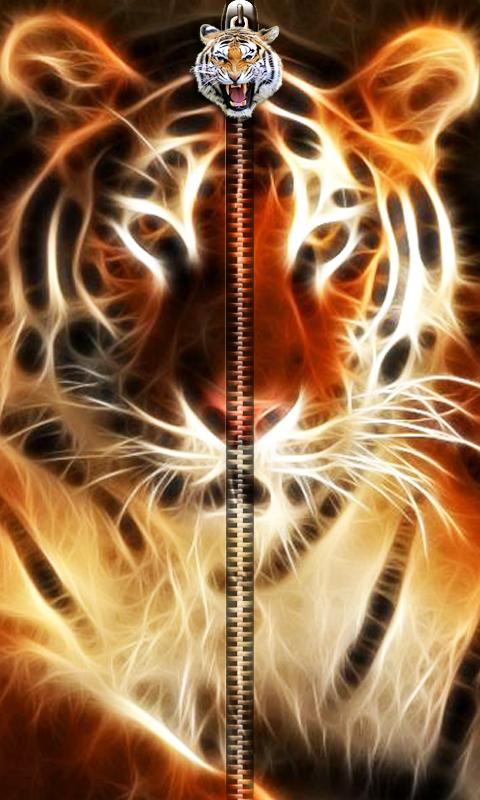 3D Tiger Zipper UnLock