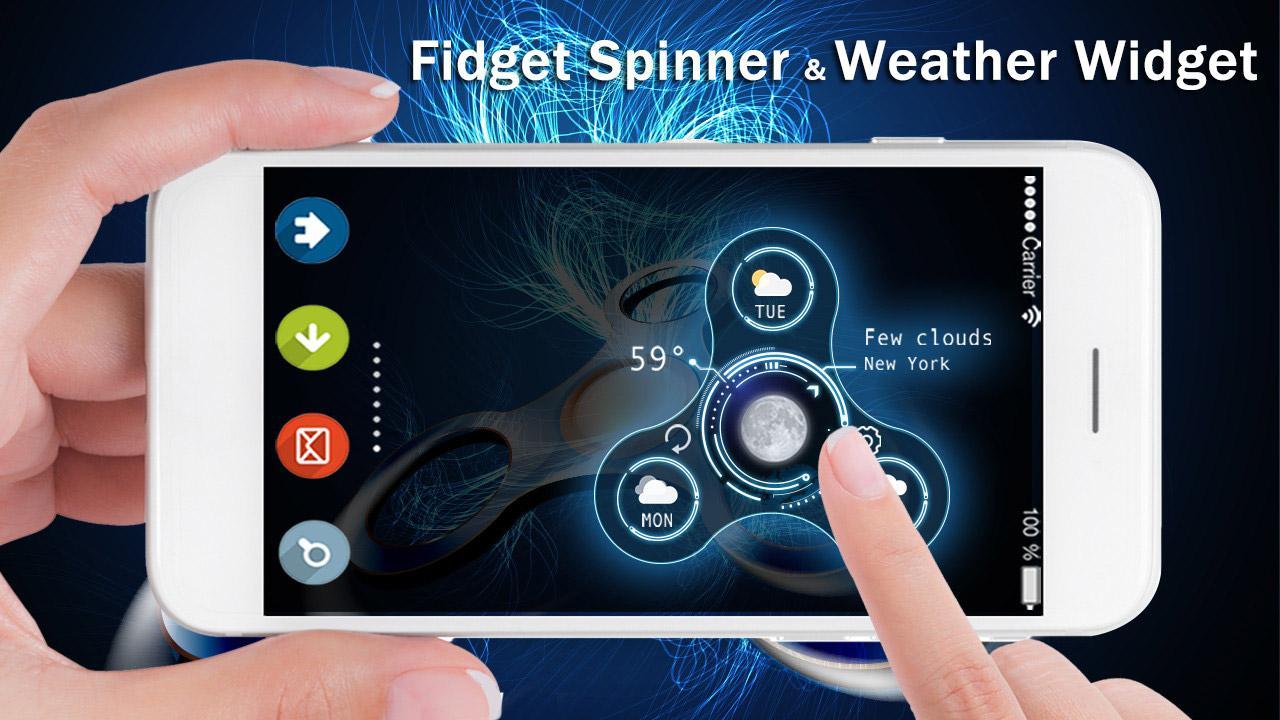 Virtual Fidget Spinner Game