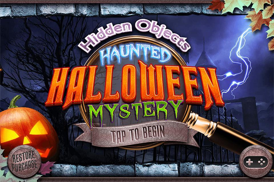 Hidden Object Halloween Haunted Mystery Objects