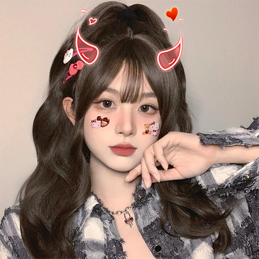 Neon Horns Devil Camera