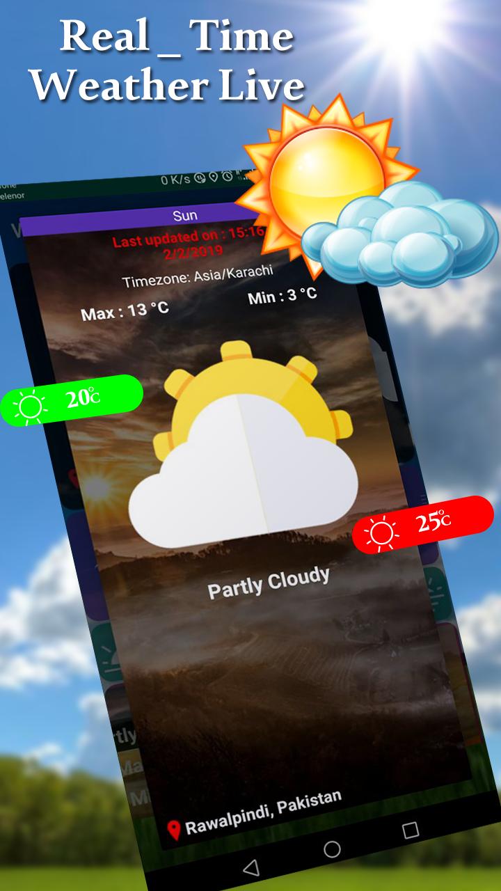 Real Time Weather Forecast Apps - Daily Weather