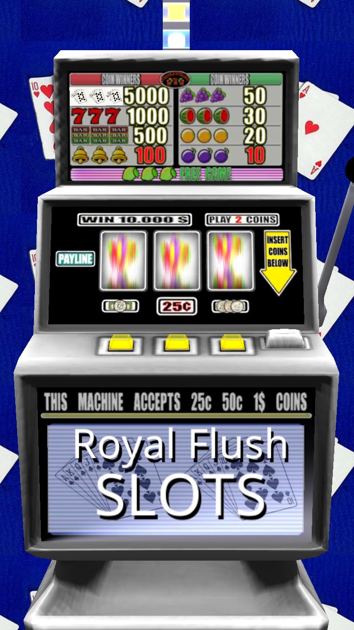 3D Royal Flush Slots - Free