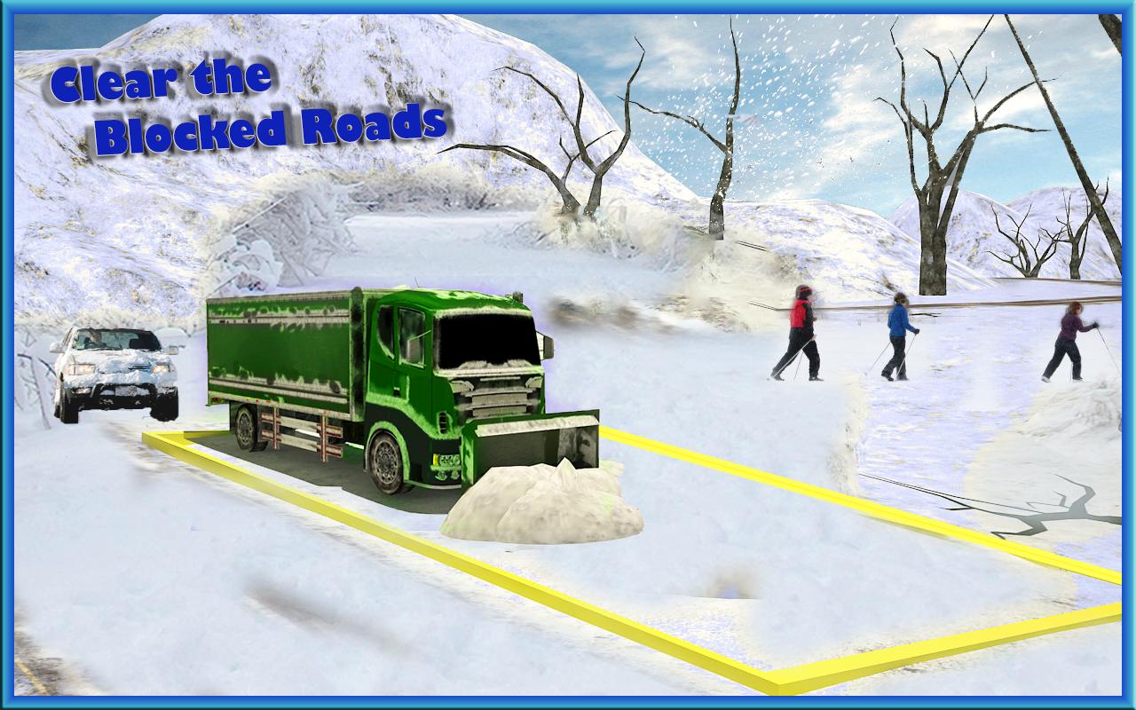 Snow blower Truck Rescue Ops