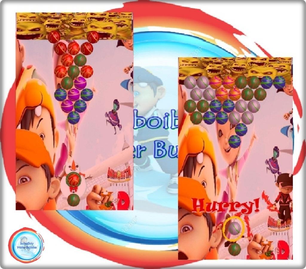 Boboiboy water bubbles