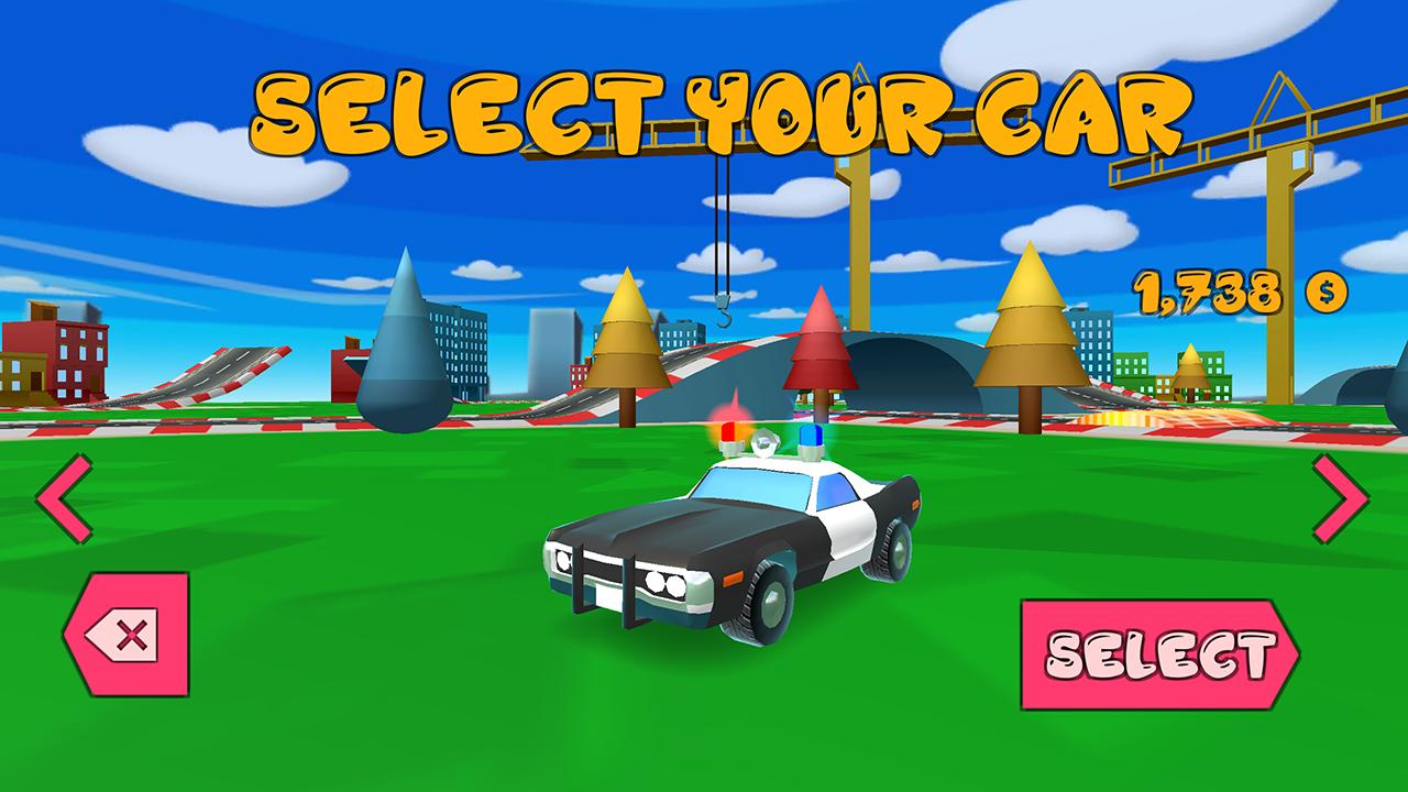 Cartoon Cars Driving