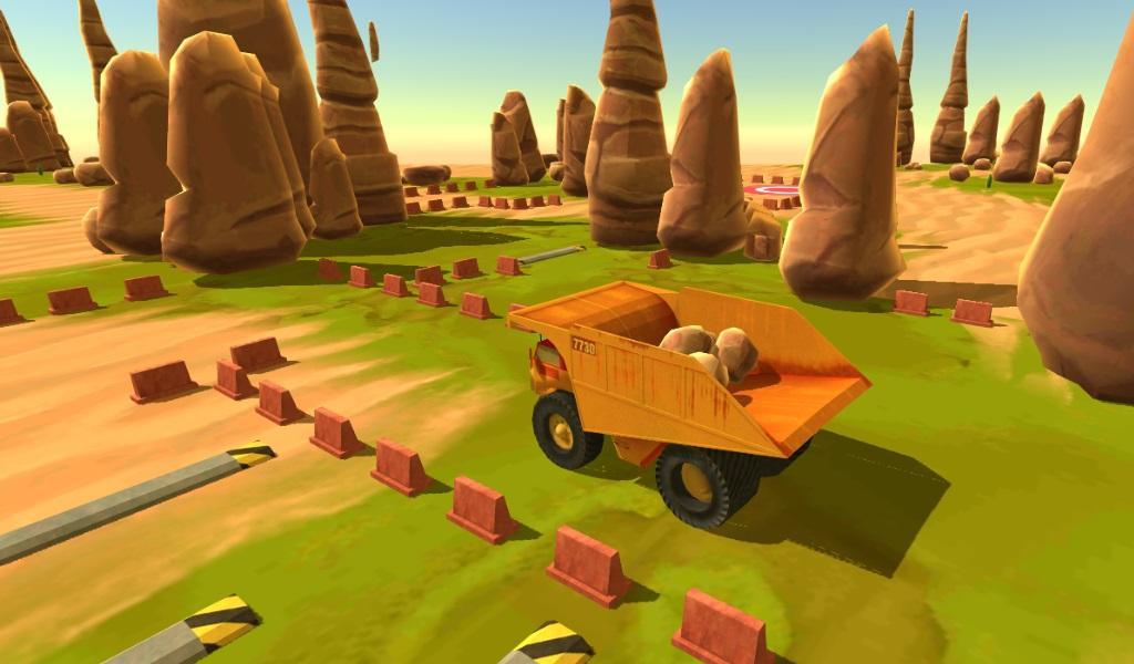 Big Truck Driving Cargo