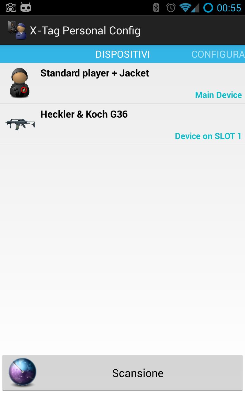 X-Tag Personal Config