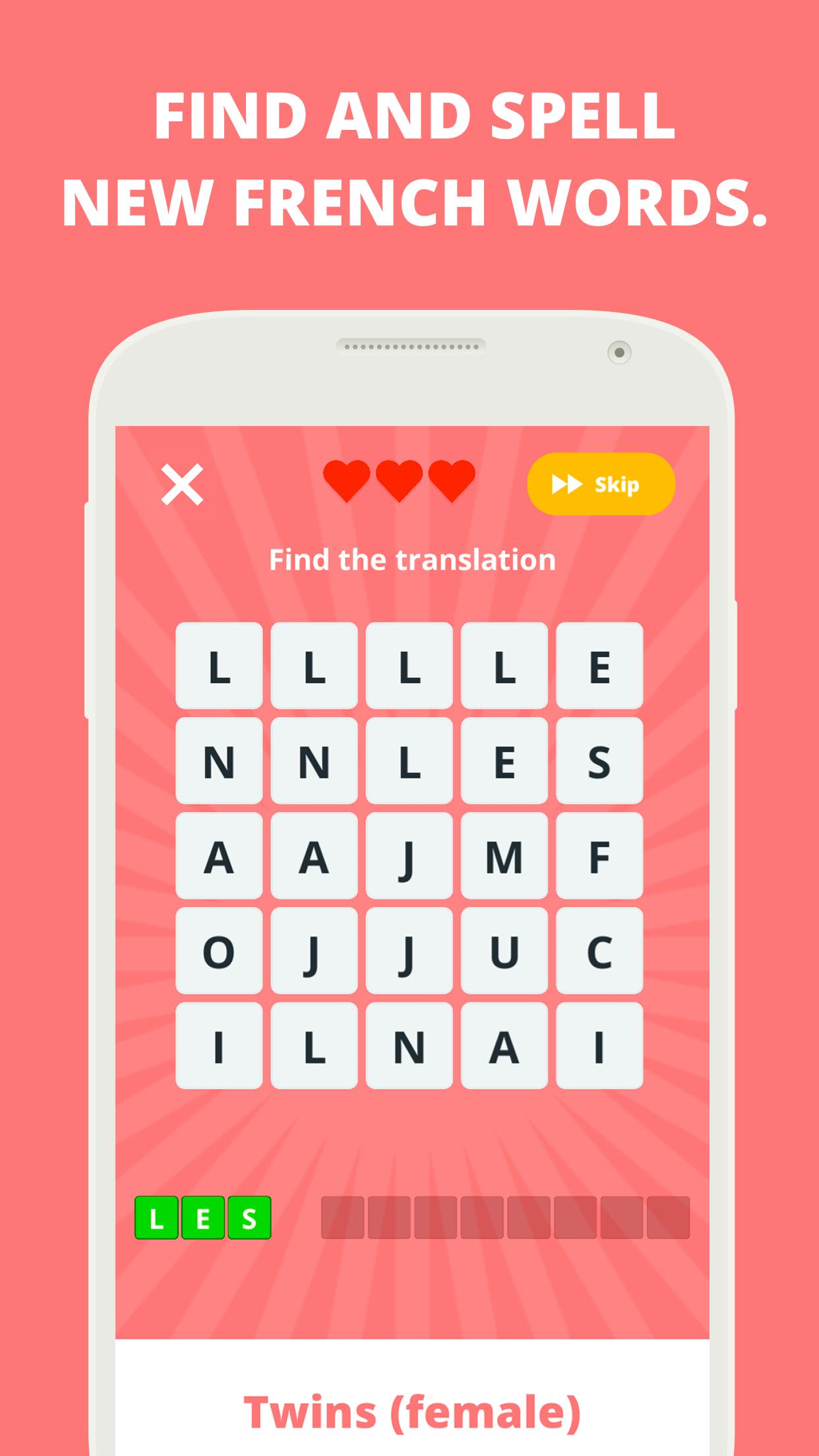 WordUp! The French Word Game